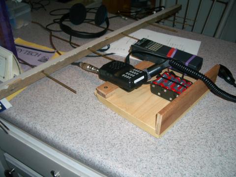 First satellite station
