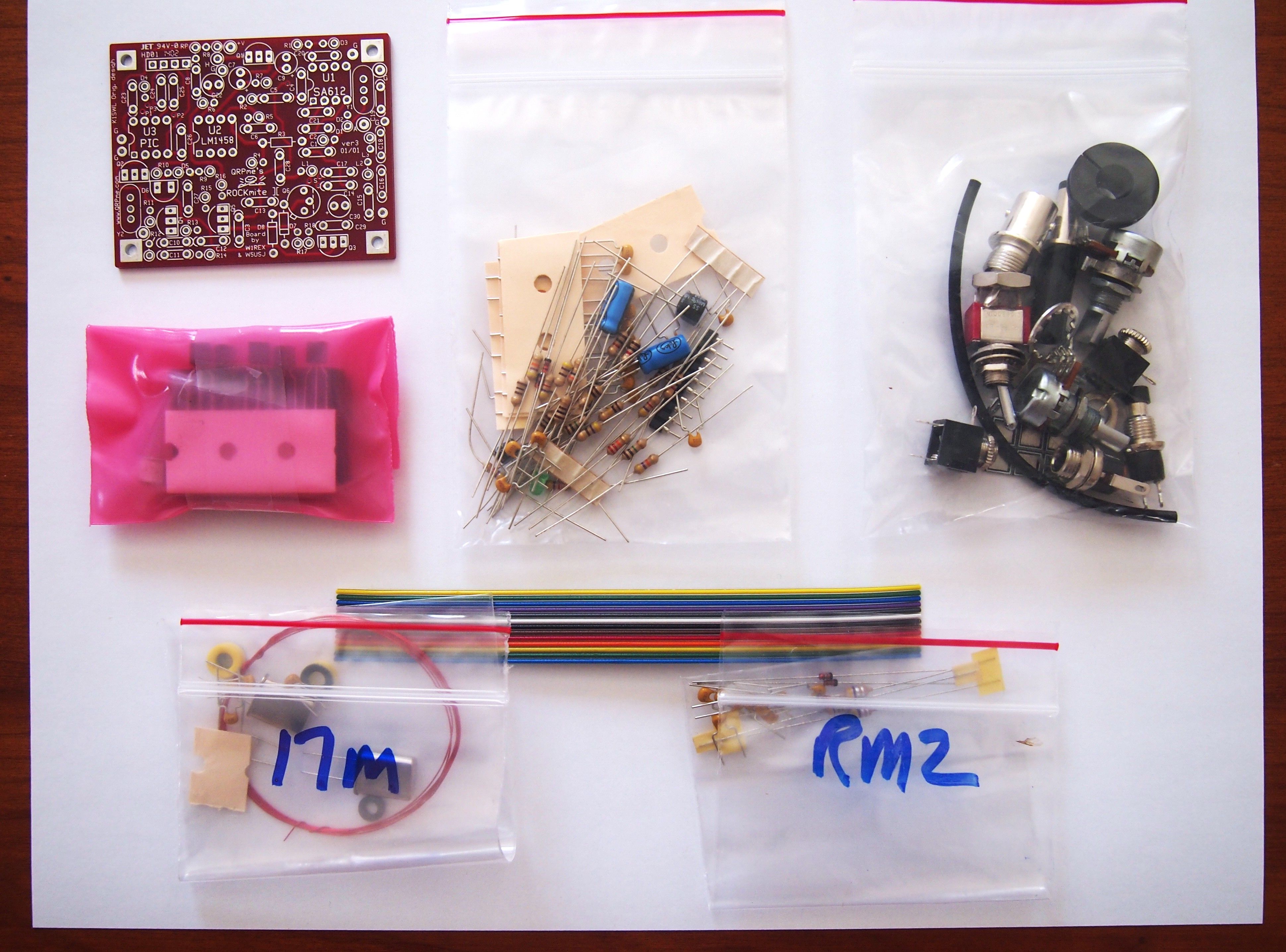 Parts for QRPme's ROCKmite